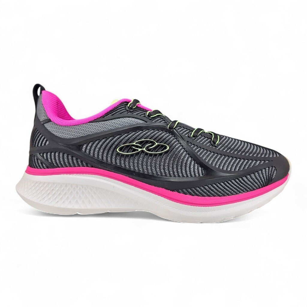 Tênis Feminino Olympikus Supremo 943 Preto/Pk - Supremo