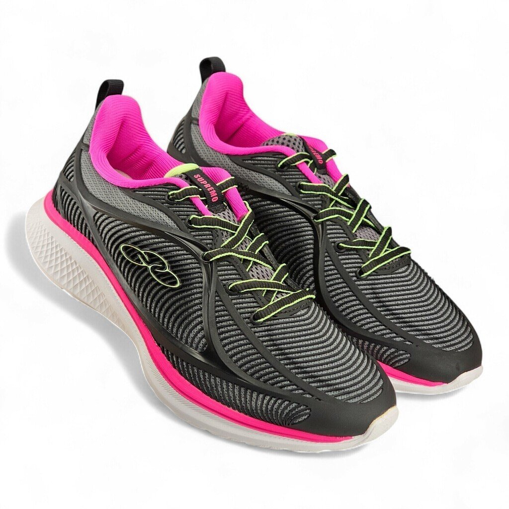 Tênis Feminino Olympikus Supremo 943 Preto/Pk - Supremo Preto 2