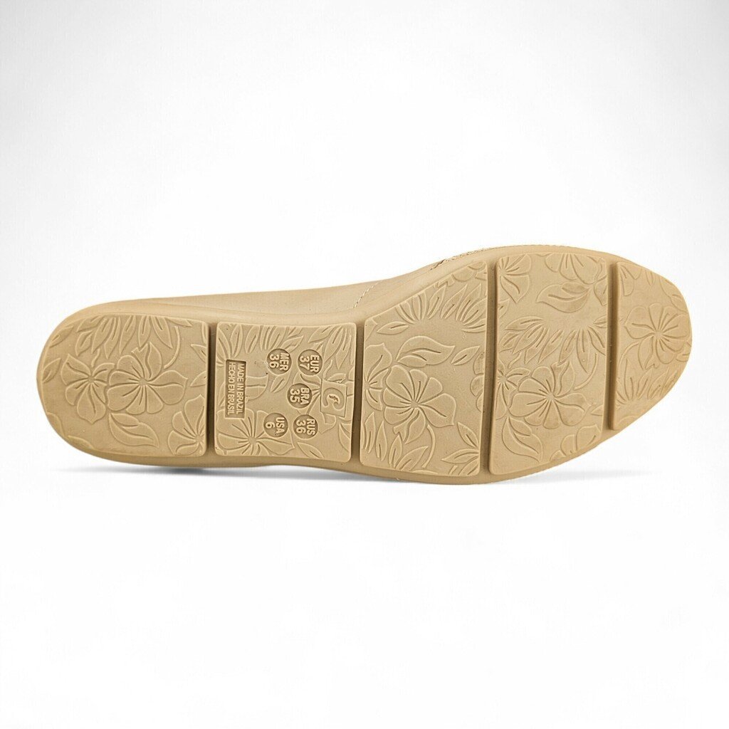 Sapatilha Feminina Comfortflex Detalhe Tecido/Fivela - 2363303 Marfim 4