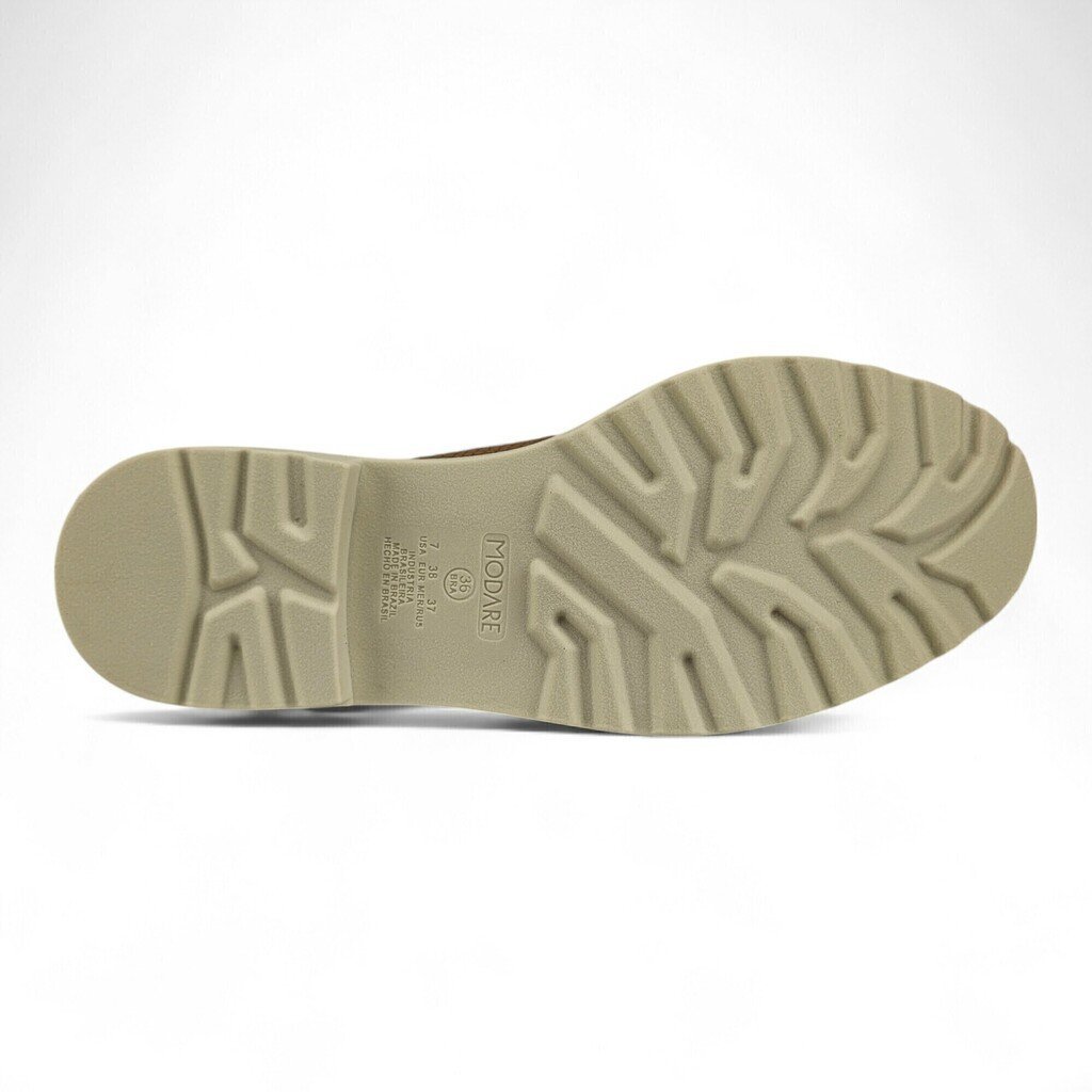 Sapato Feminino Modare Mocassim Trabalhado Detalhe Corrente - 7357111 Bege 7