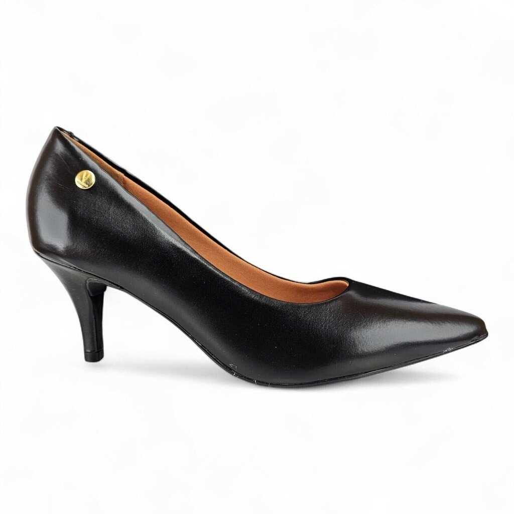 Sapato Feminino Vizzano Scarpin Liso Salto Fino Médio - 1185702