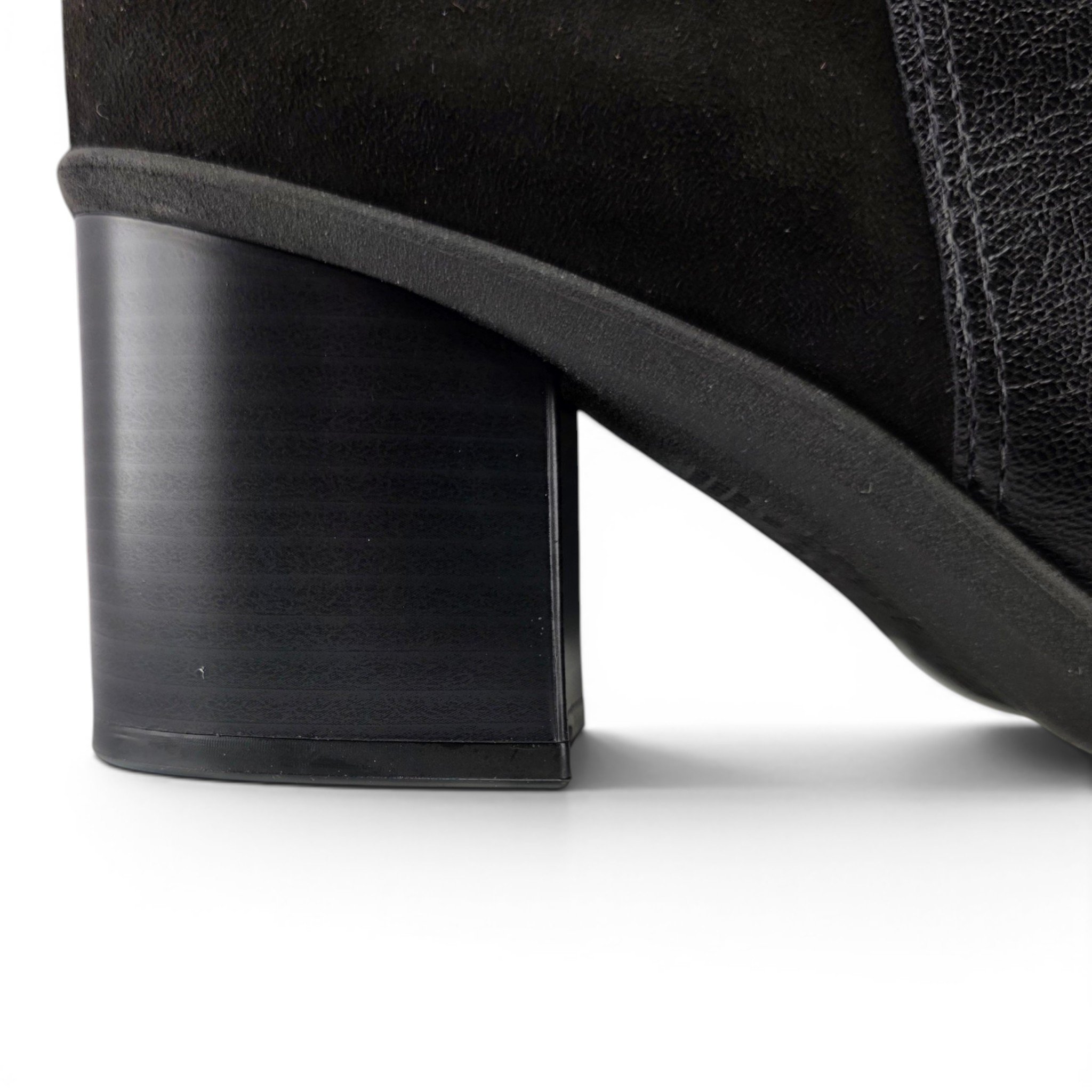 Bota Feminina Piccadilly Country Cano Curto Salto Bloco Recortes - 766012 Preto 4