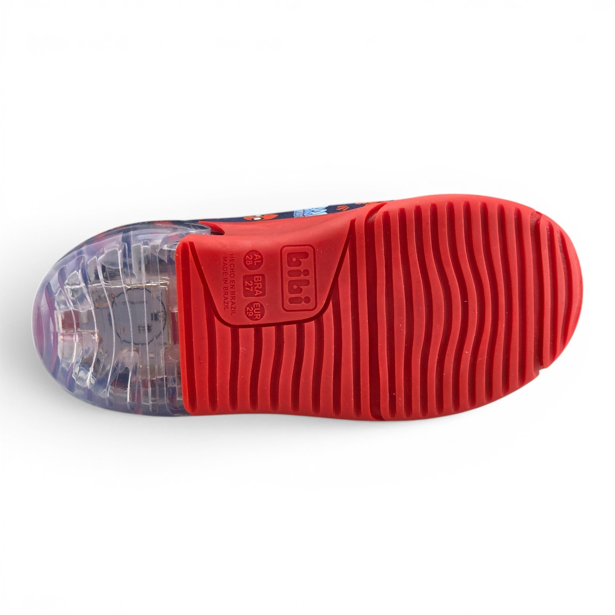 Tênis Infantil Menino Bibi Slip On Spider com Luzes Space - 1228183 Azul 8