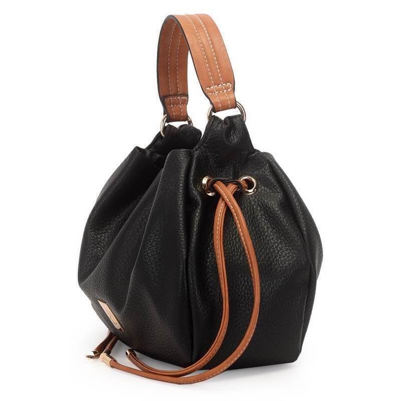 Bolsa Feminina WJ Bag Média de Mão com Zíper e Alça Transversal Removível - 46345 Preto 3