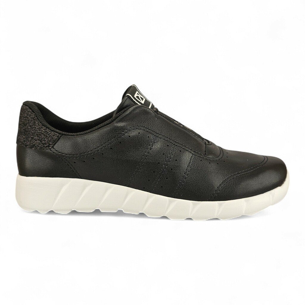 Tênis Feminino Piccadilly Slip Elástico SL EVA - 97011 Preto 1
