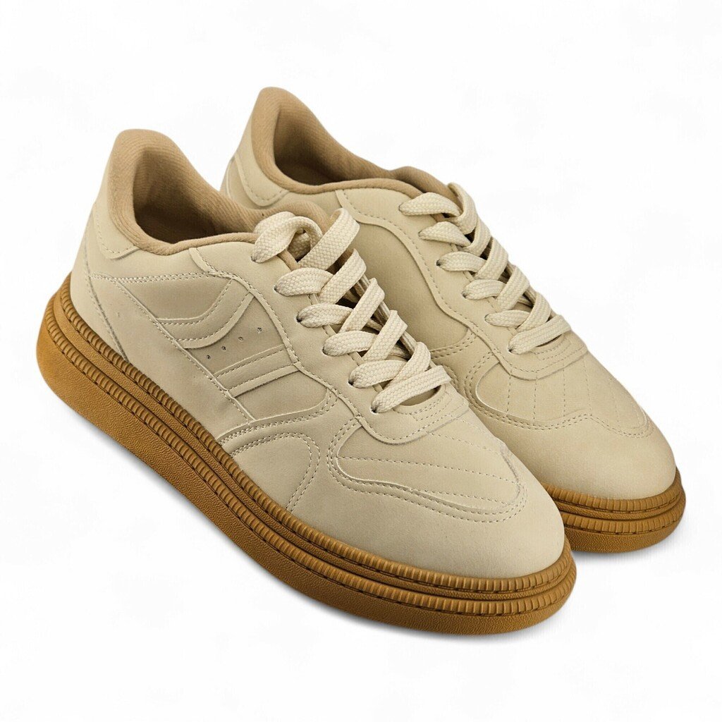 Tênis Feminino Moleca Nobuck Sola Alta - 5816 Branco 3