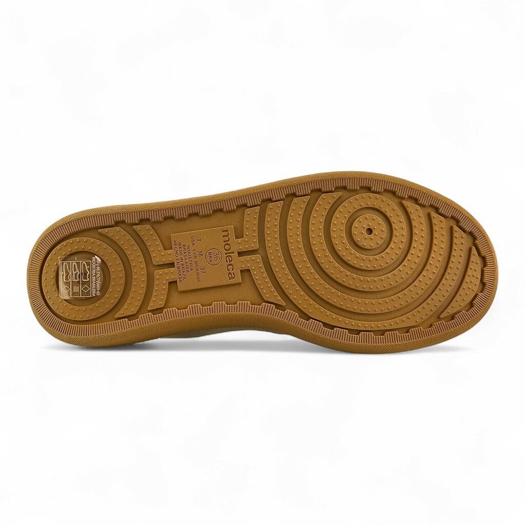 Tênis Feminino Moleca Nobuck Sola Alta - 5816 Branco 5