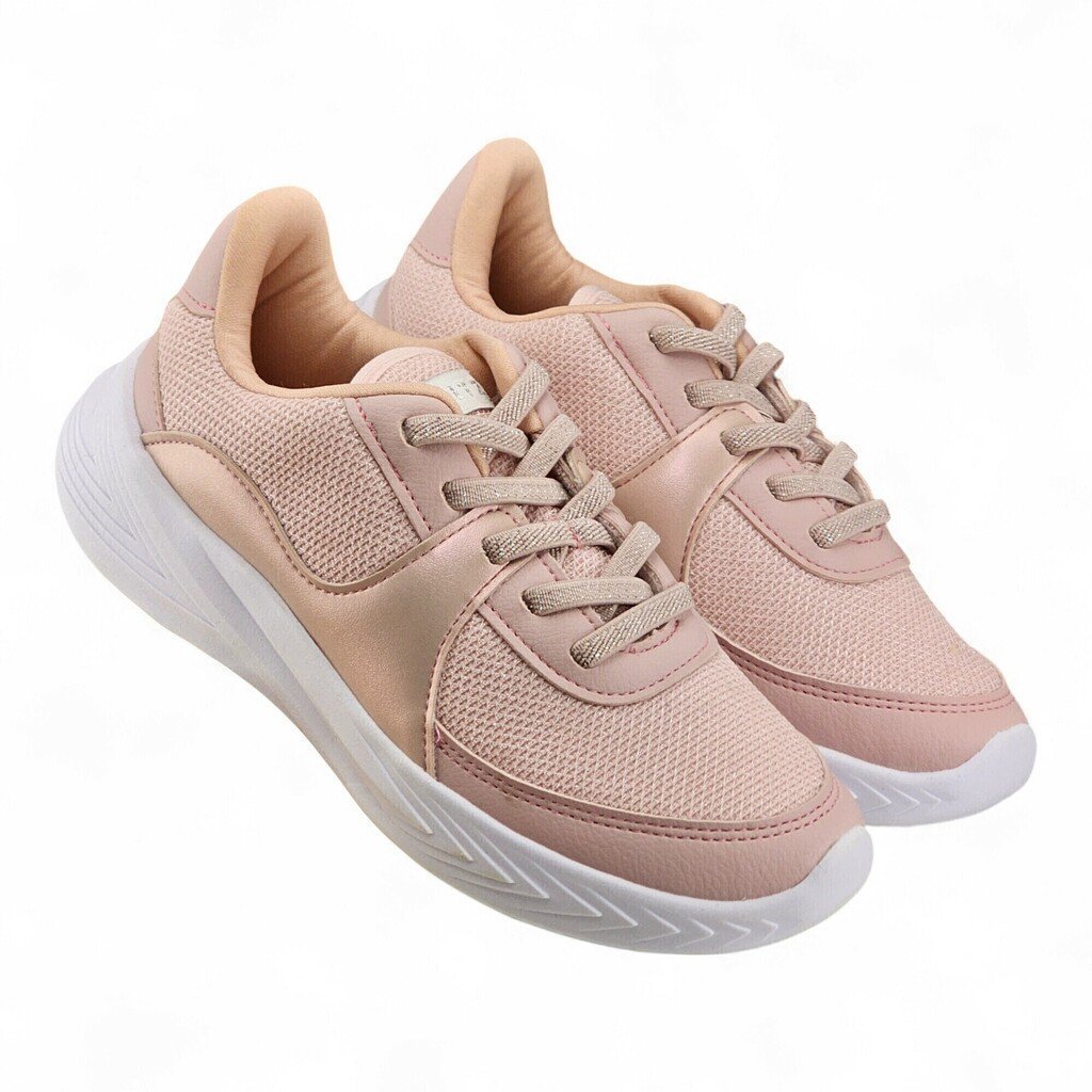 Tênis Feminino Pé com Pé Speed Flow Glitter - 390022 Rosa 2