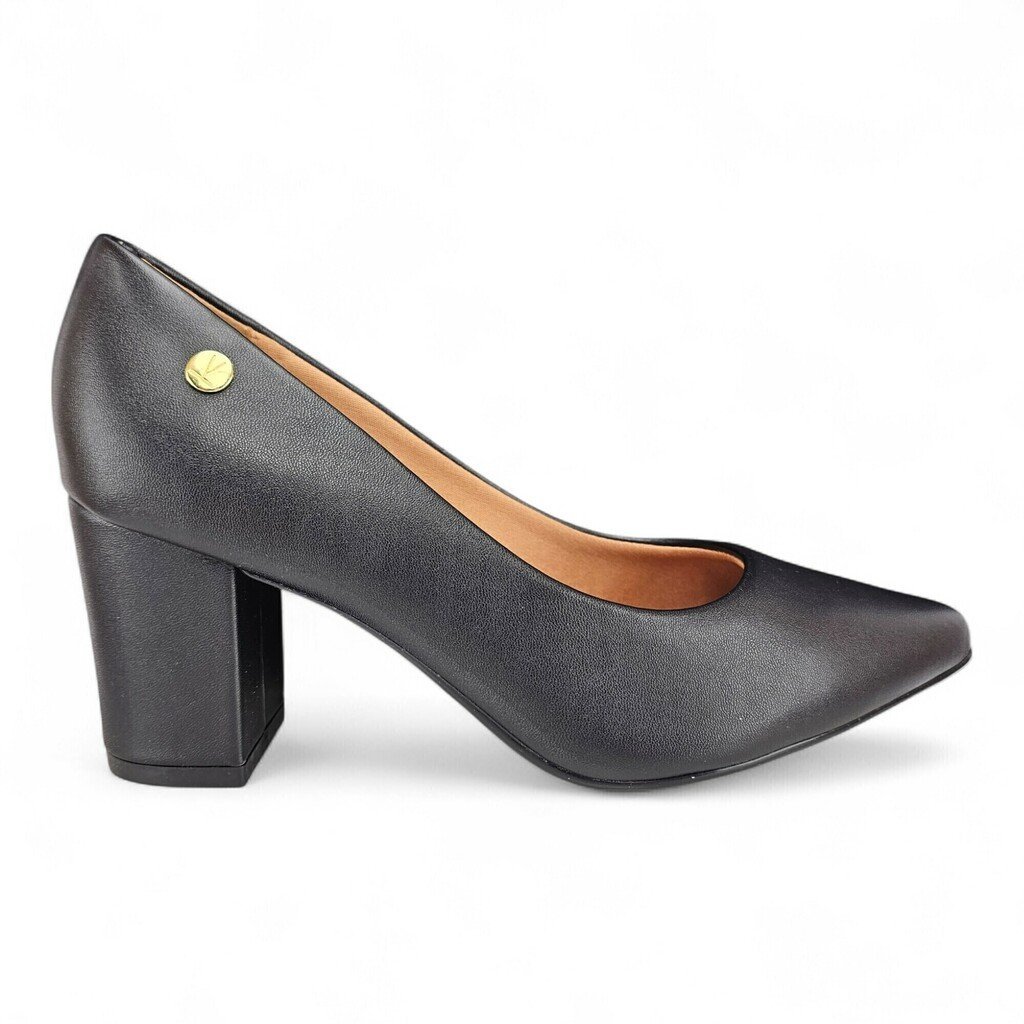 Sapato Feminino Vizzano Scarpin Salto Bloco Médio - 1290500