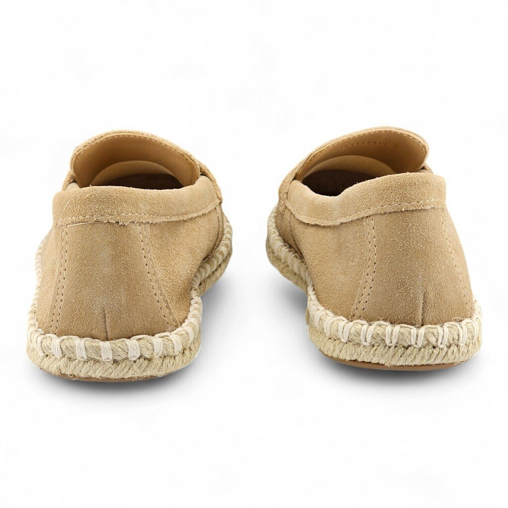 Sapato Feminino Bottero Mocassim Couro Camurça Detalhe Solado de Corda - 374404 Bege 5
