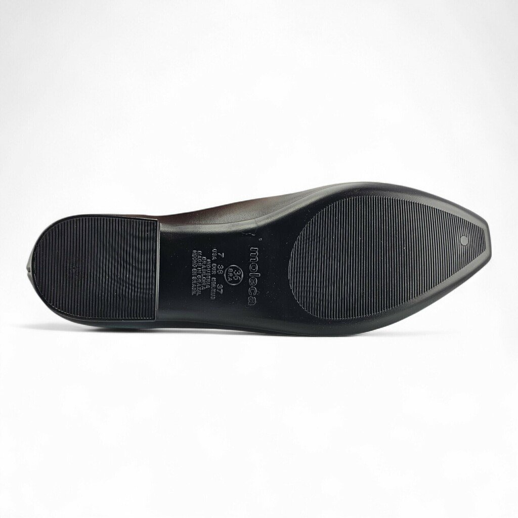 Sapatilha Feminina Moleca Napa Fivela - 5821101 Preto 6