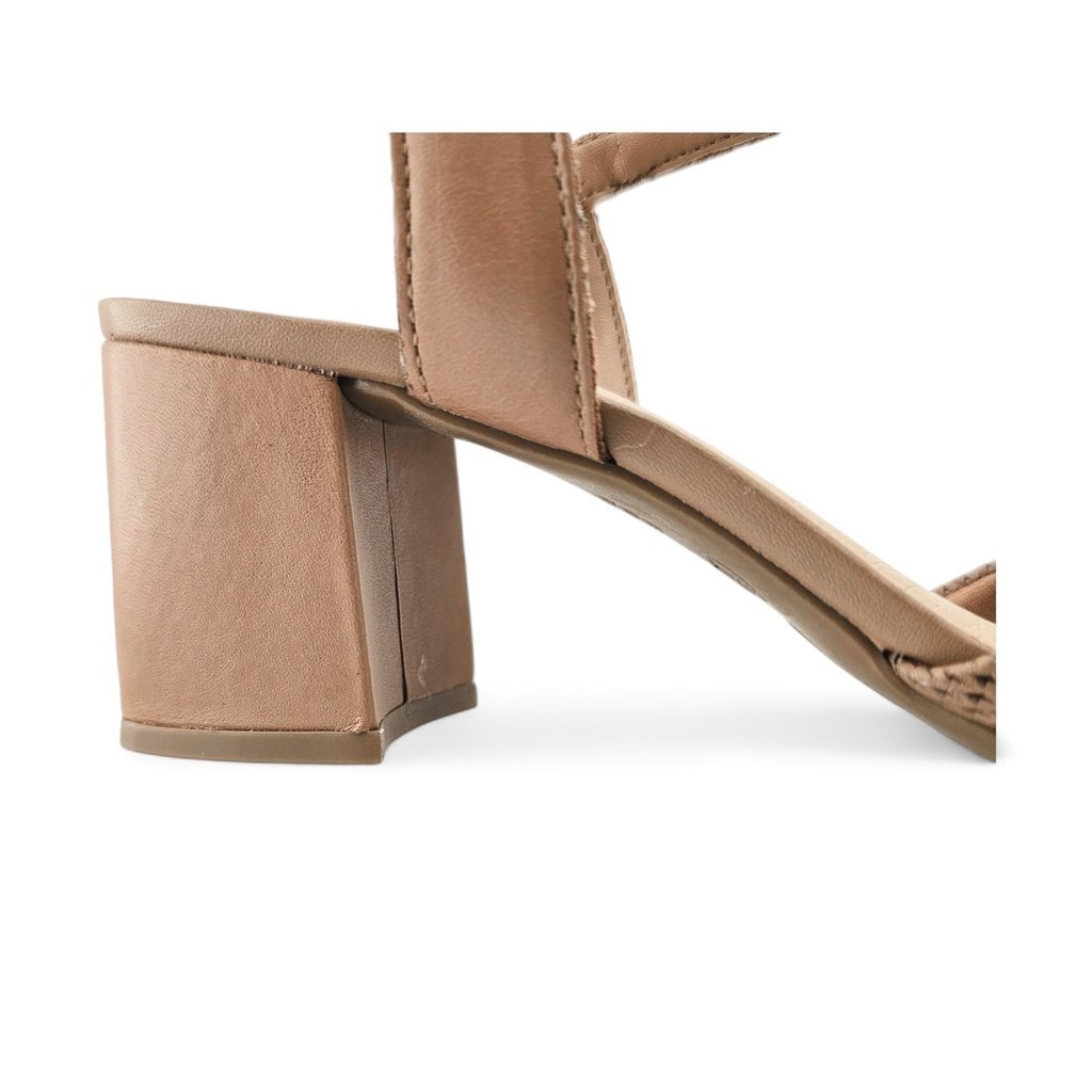 Sapato Feminino Bottero Couro Salto Bloco - 354912 Bege 5