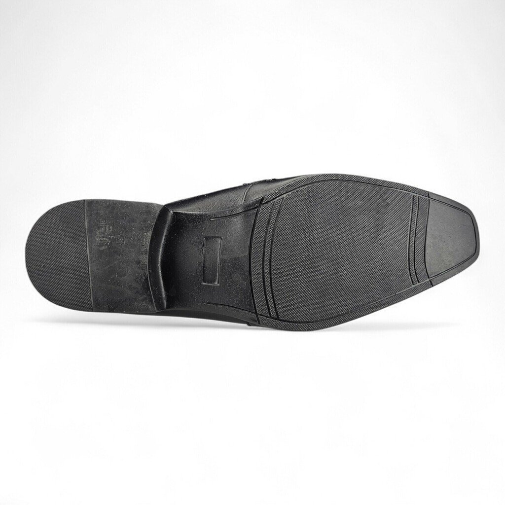 Sapato Masculino Sândalo Social Ives em Couro com Detalhes - -495010 Preto 4