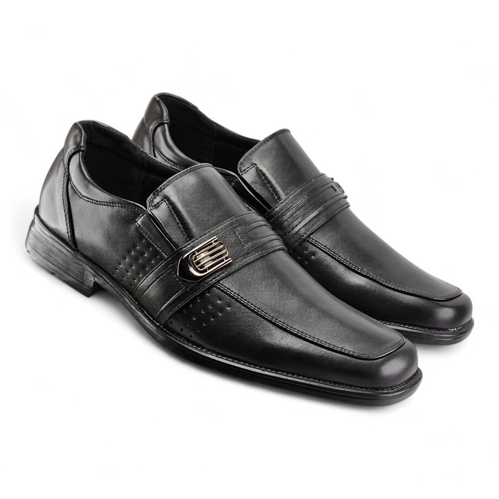 Sapato Masculino Mooncity Broken Rules Fivela Metálica - 87162 Preto 3