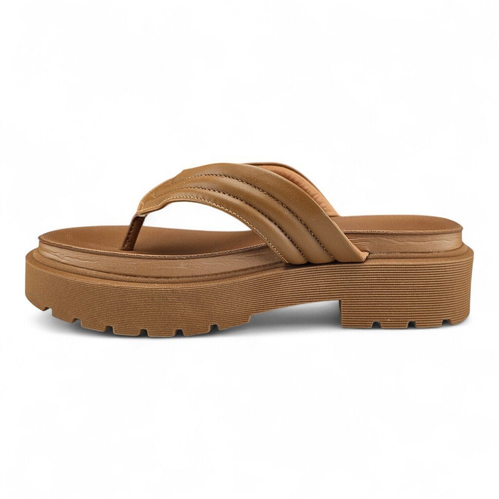 Tamanco Feminino Vizzano Plataforma de Dedo Casual - 6499126 Marrom 2