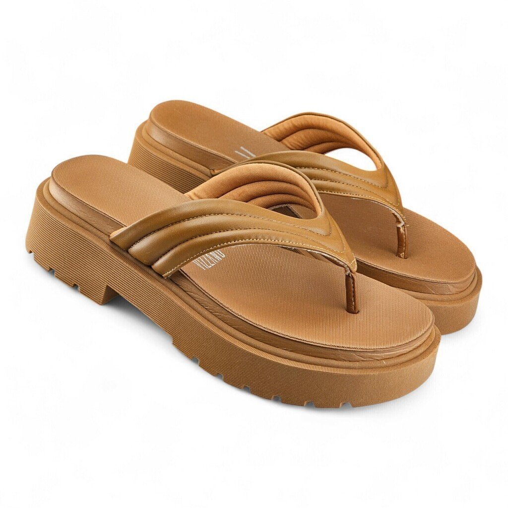 Tamanco Feminino Vizzano Plataforma de Dedo Casual - 6499126 Marrom 3