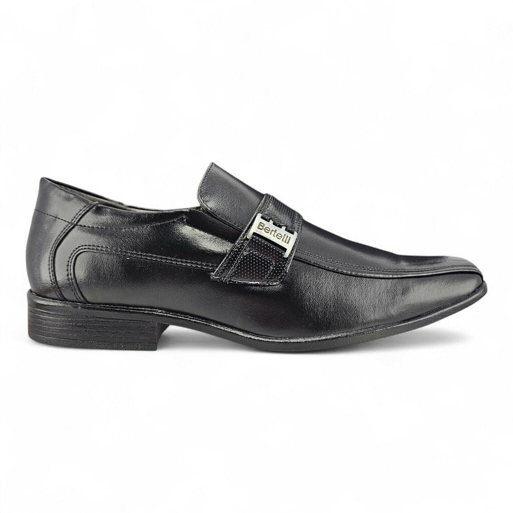 Sapato Masculino Bertelli Social Bertelli Bico Alongado - -70181