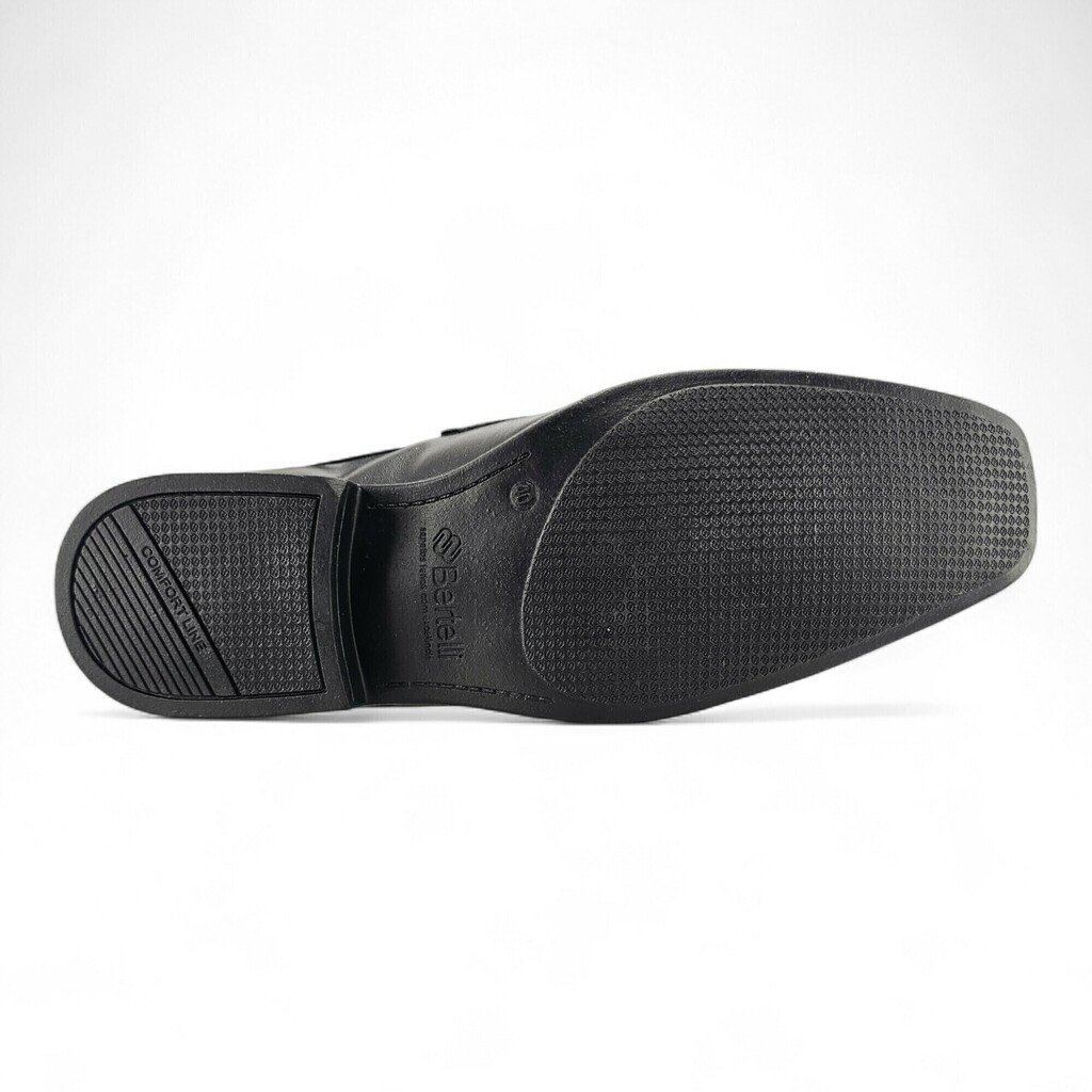 Sapato Masculino Bertelli Social Bertelli Bico Alongado - -70181 Preto 5