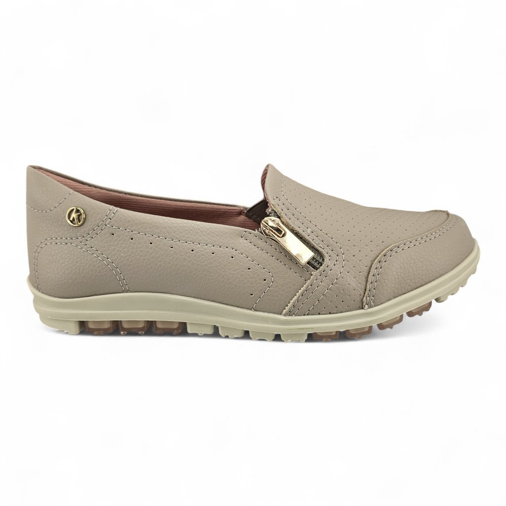 Tênis Feminino Kolosh Napa Zíper Sapatilha - C0529