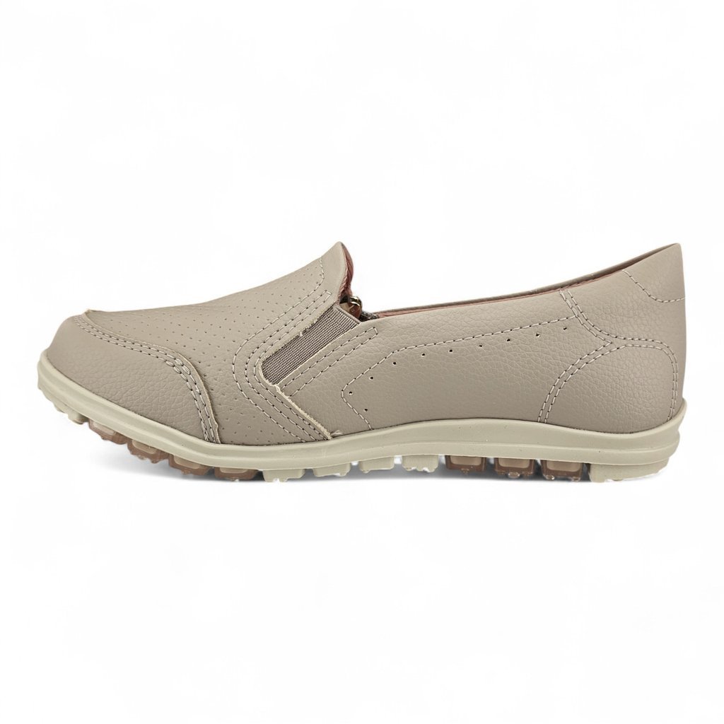 Tênis Feminino Kolosh Napa Zíper Sapatilha - C0529 Cinza 3