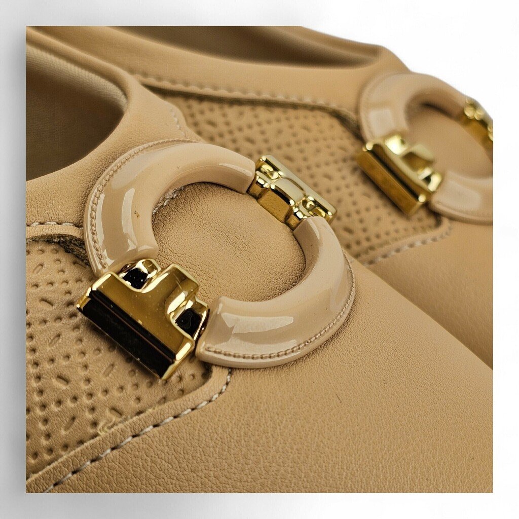 Sapatilha Feminina Piccadilly St Baixo Fivela - 250248 Bege 3