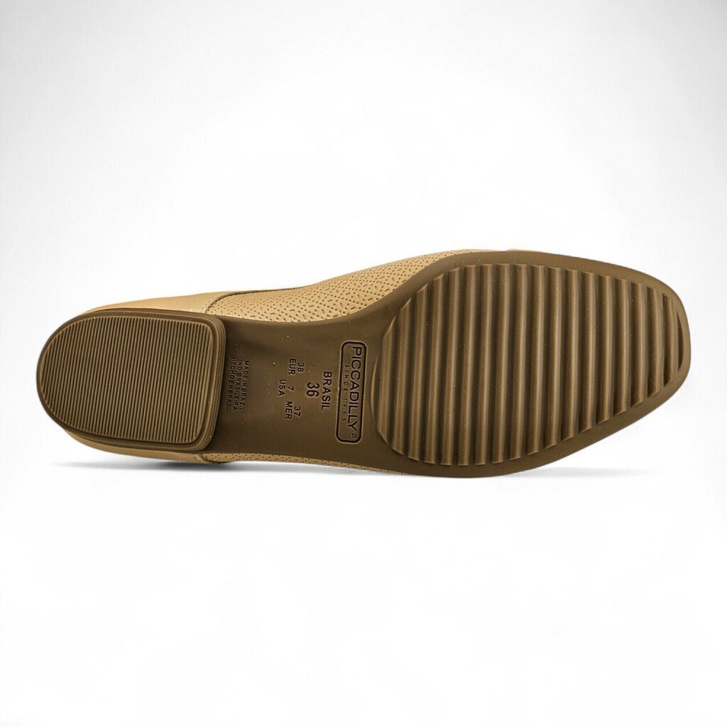 Sapatilha Feminina Piccadilly St Baixo Fivela - 250248 Bege 5