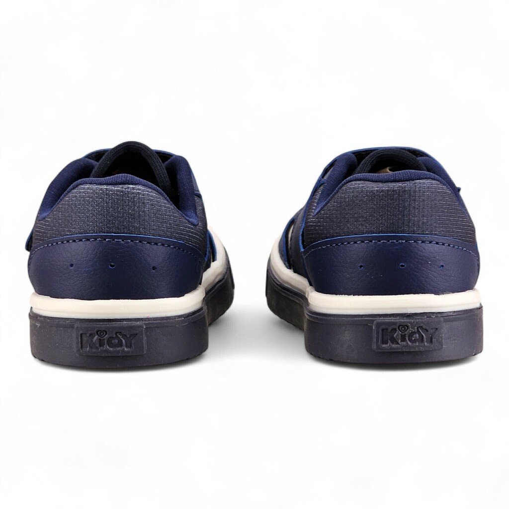 Tênis Infantil Menino Kidy Happy Velcro Mar/Cz - 313102 Azul Marinho/Off White 3
