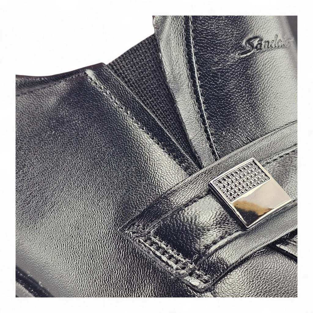 Sapato Masculino Sândalo Fivela - 548005 Vermont Preto 4