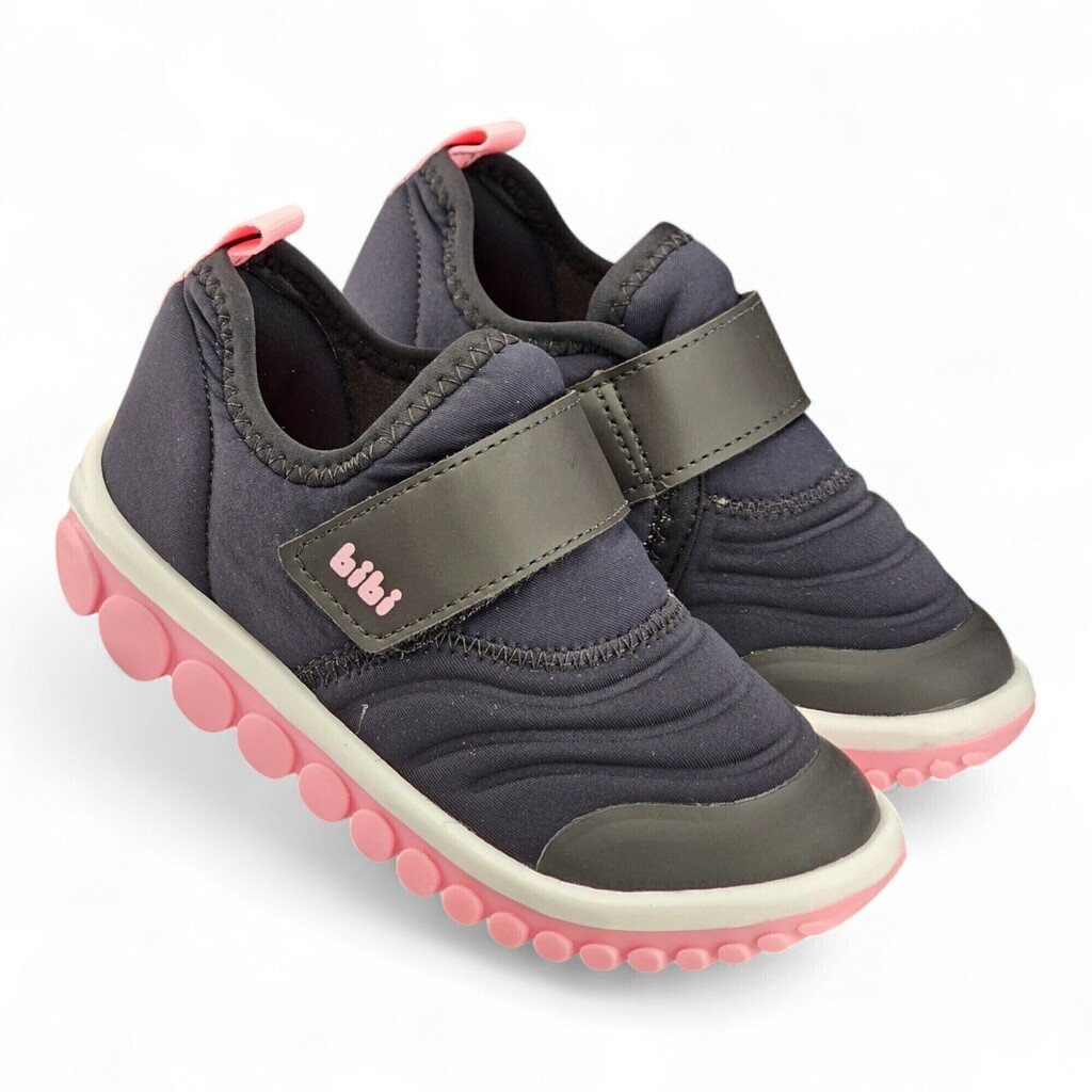 Tênis Infantil Menina Bibi Elastano Respirável Velcro Ajustável Fácil Limpeza - 1155286 Preto 3