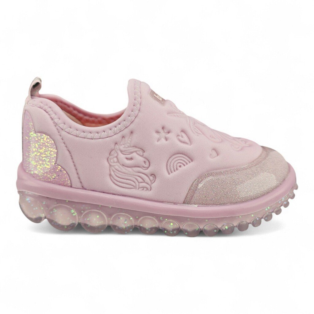 Tênis Infantil Menina Bibi Slip On Glitter Unicórnio Roller 2 0 Lilás Confortável - 1155360