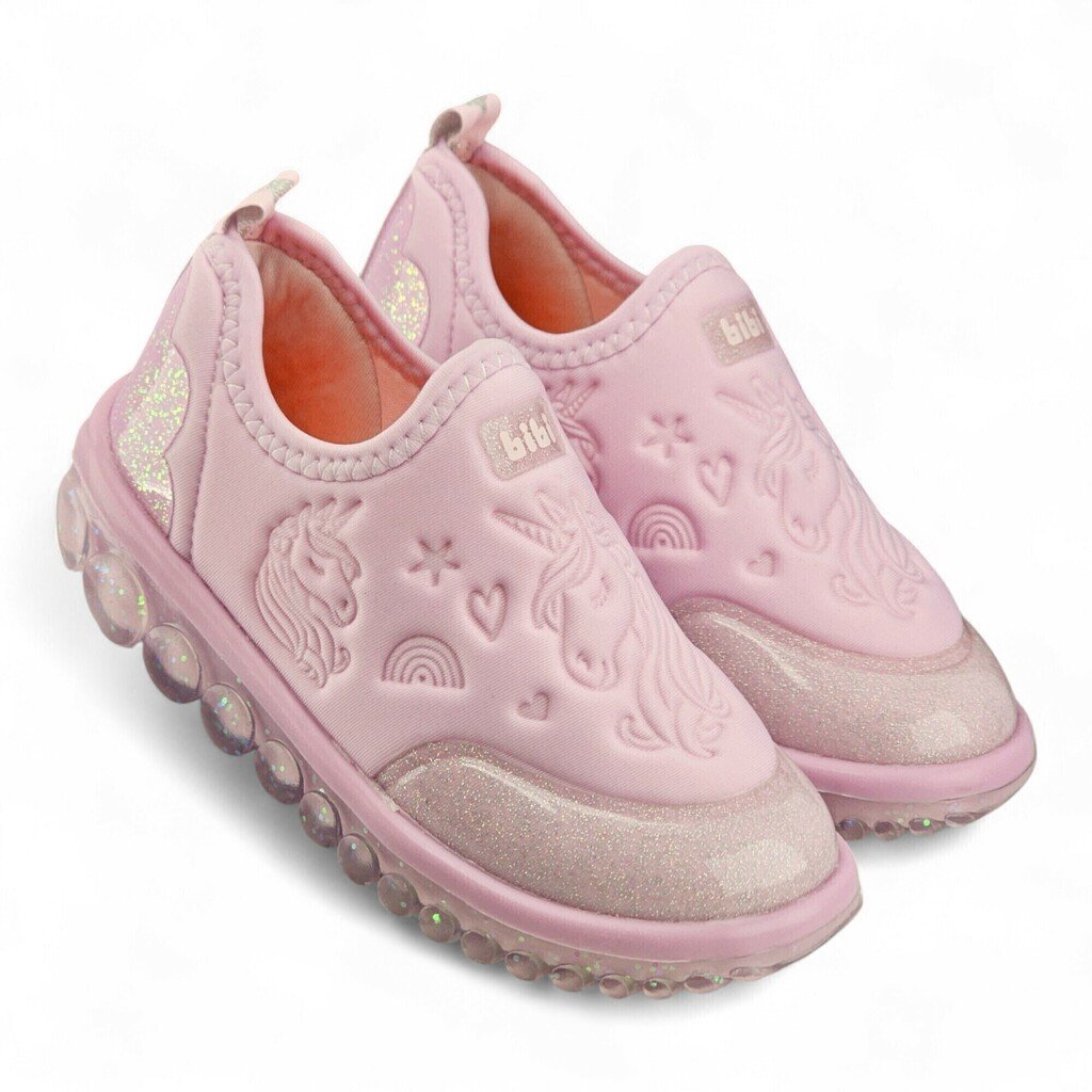 Tênis Infantil Menina Bibi Slip On Glitter Unicórnio Roller 2 0 Lilás Confortável - 1155360 Rosa 5