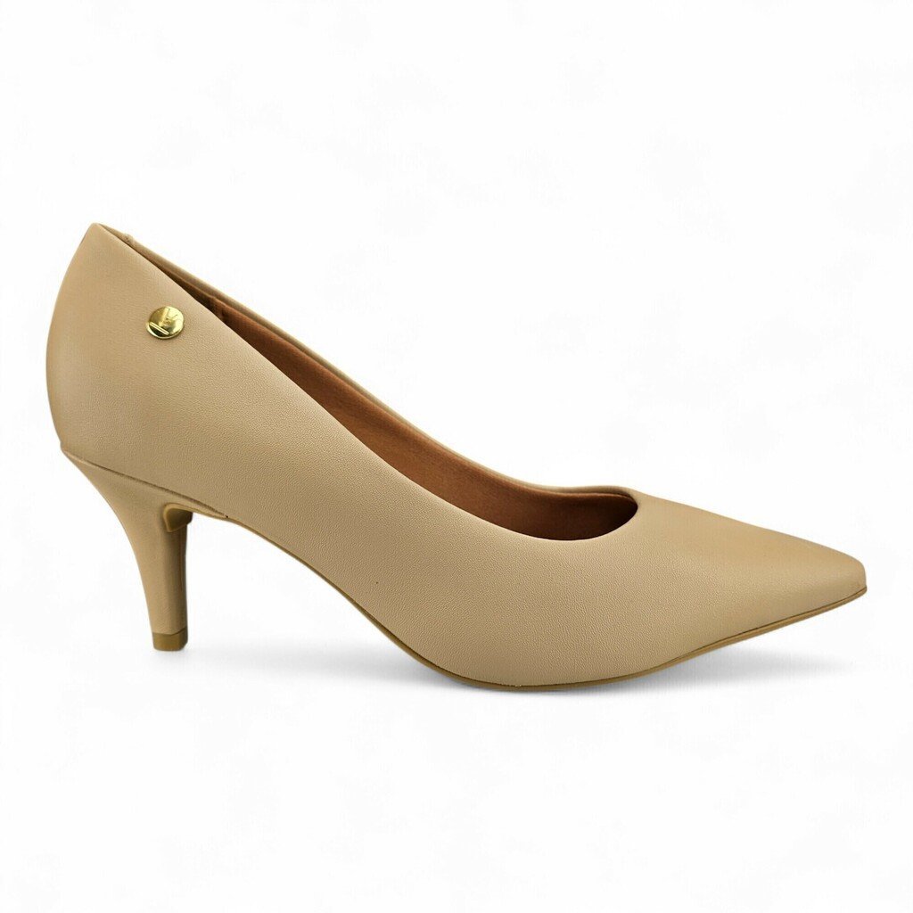 Sapato Feminino Vizzano Scarpin Pelica Salto Fino Médio - 1185702