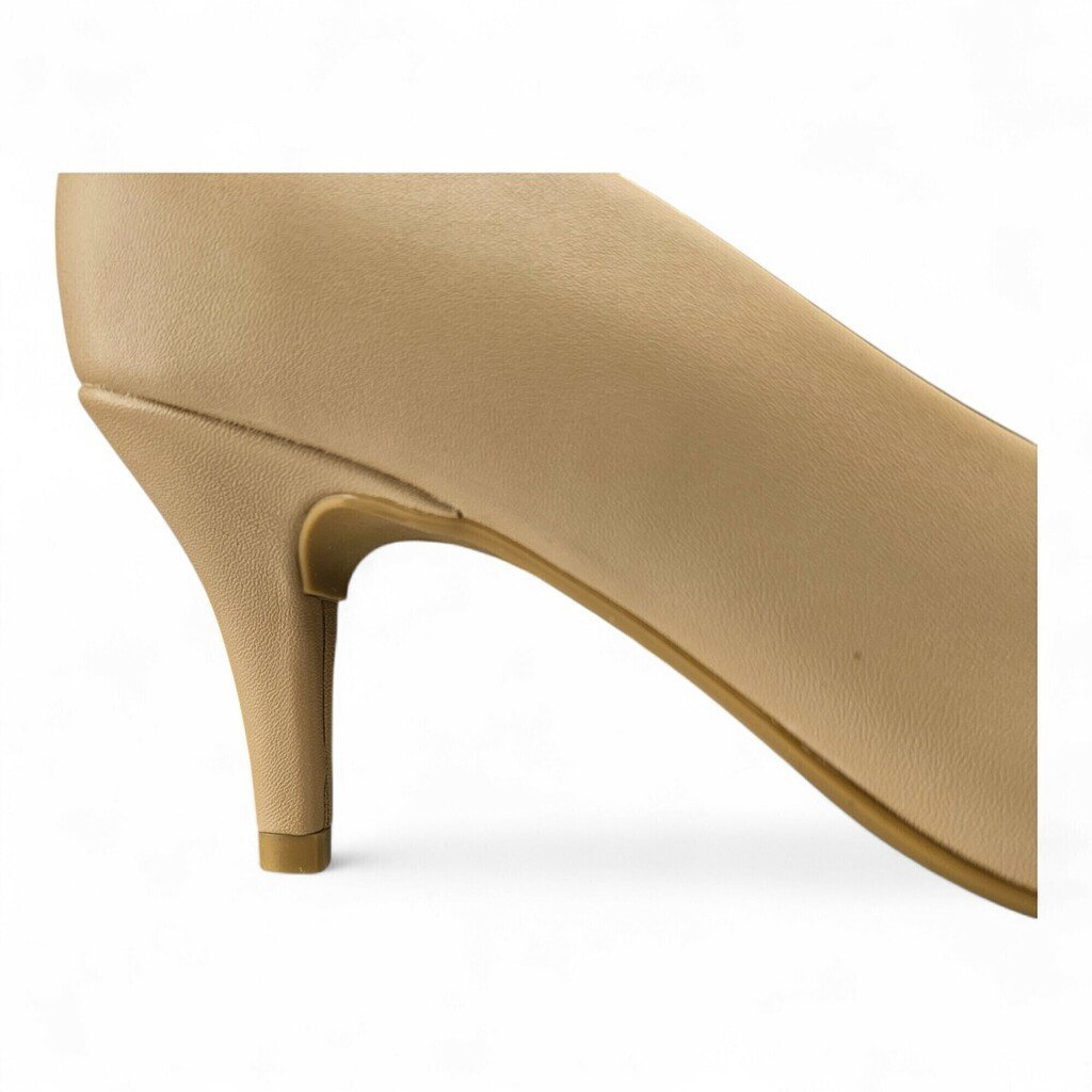 Sapato Feminino Vizzano Scarpin Pelica Salto Fino Médio - 1185702 Bege 4