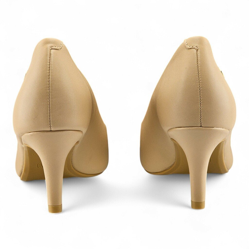 Sapato Feminino Vizzano Scarpin Pelica Salto Fino Médio - 1185702 Bege 5