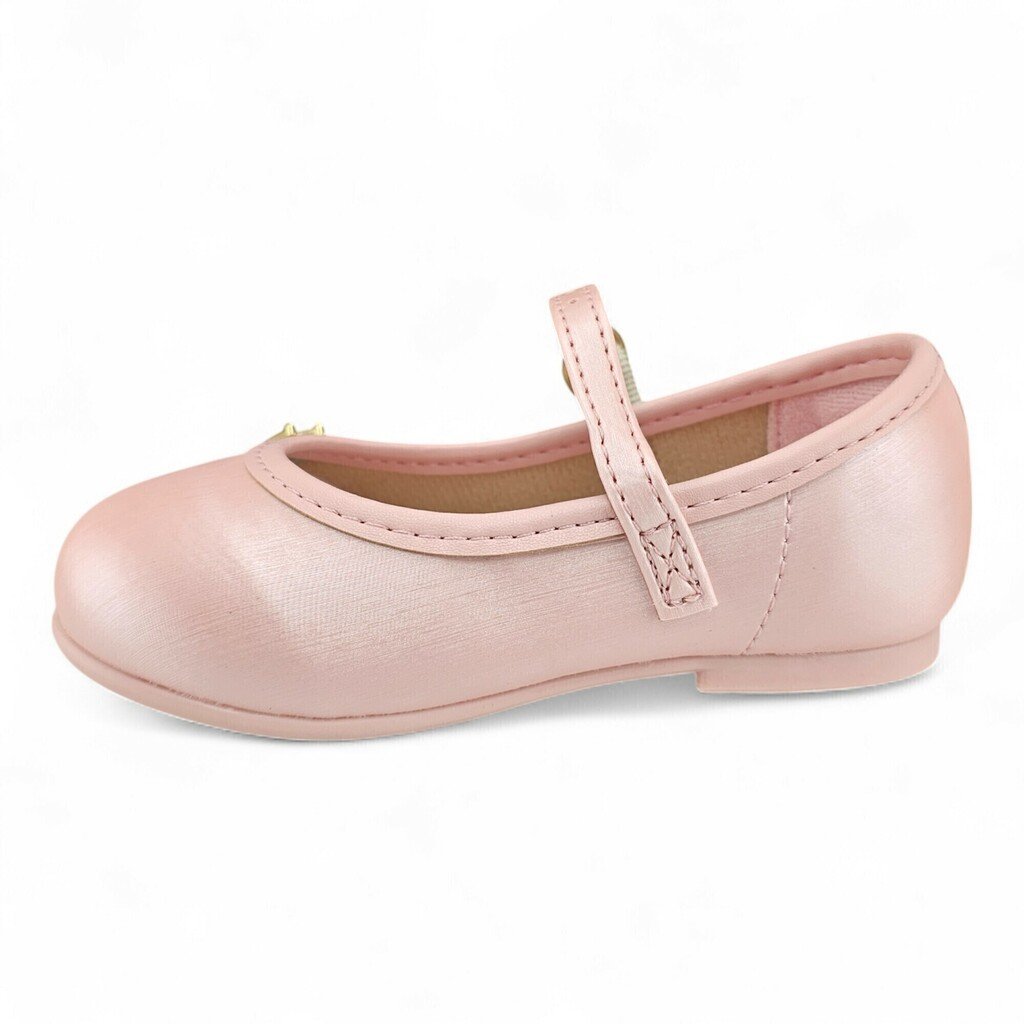 Sapatilha Feminina Molekinha Boneca Detalhe Coroa - 21061041 Rosa 2