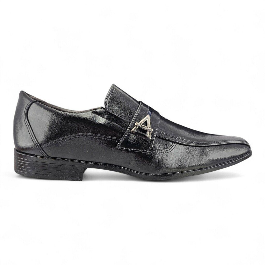 Sapato Masculino Bertelli Social Bico Quadrado Slip On - -70221