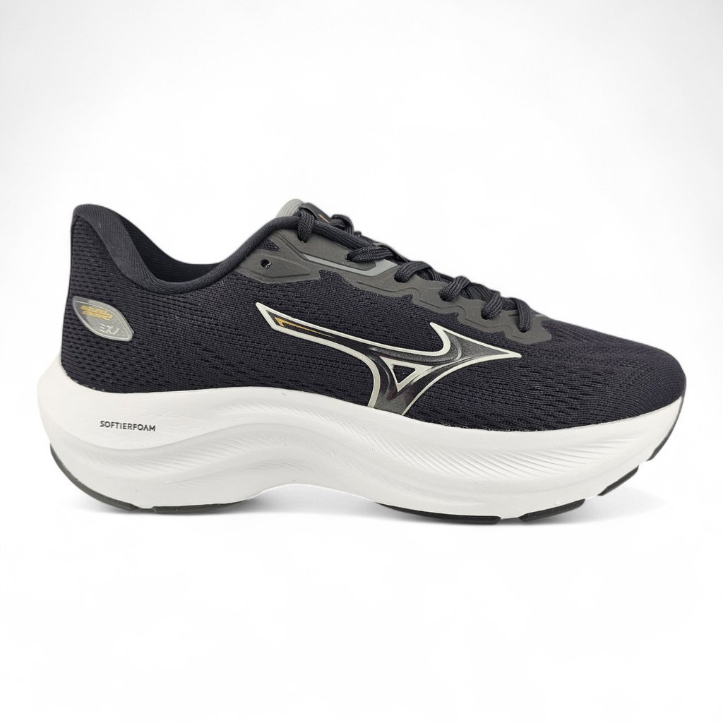 Tênis Feminino Mizuno Enigma 2 Knit Sola Alta Preto/Br - Enigma 2