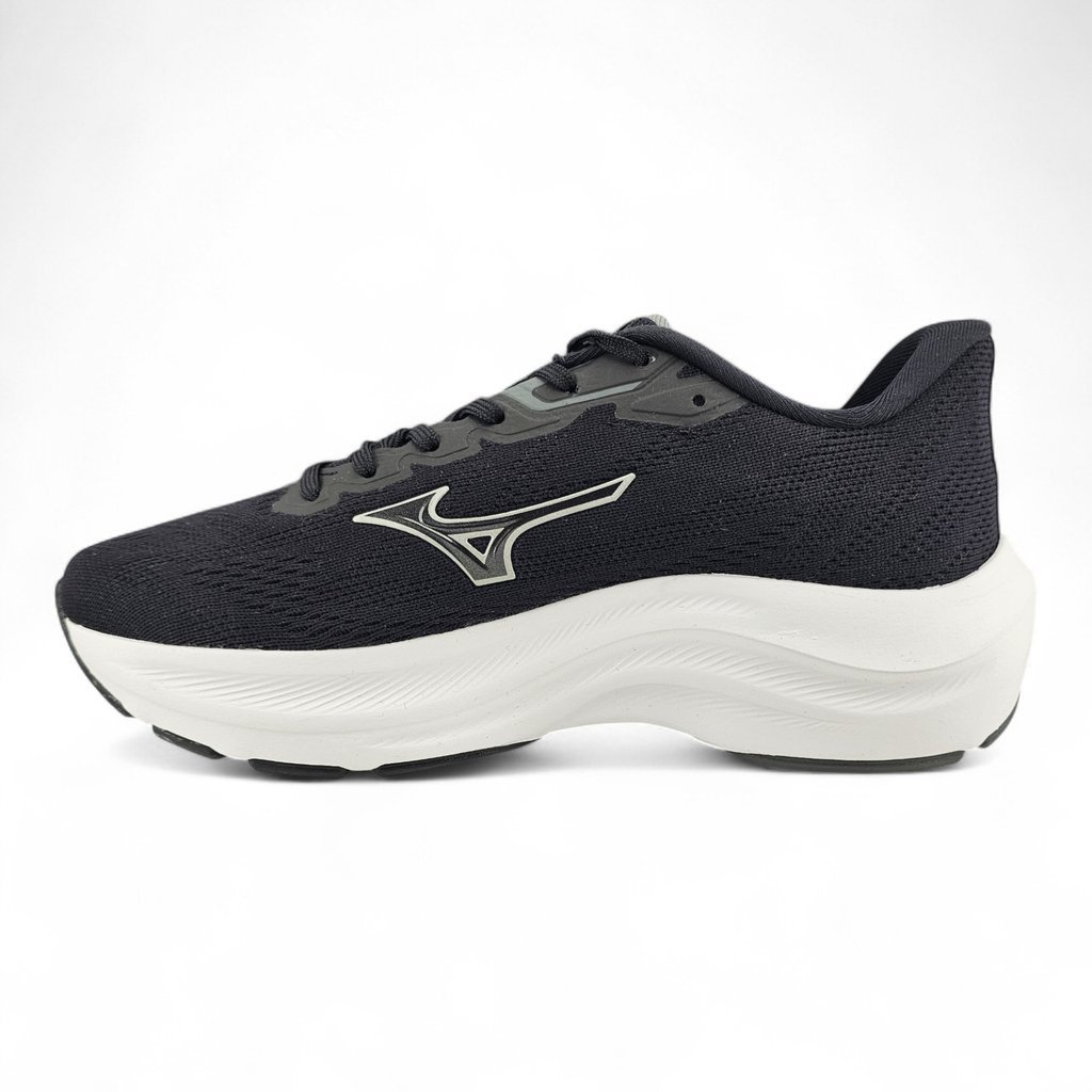 Tênis Feminino Mizuno Enigma 2 Knit Sola Alta Preto/Br - Enigma 2 Preto 2