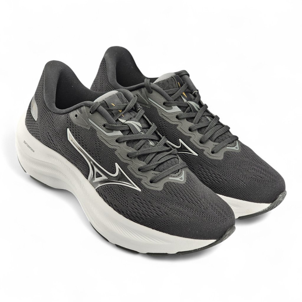 Tênis Feminino Mizuno Enigma 2 Knit Sola Alta Preto/Br - Enigma 2 Preto 3