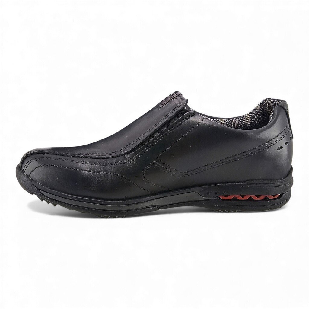 Sapatênis Masculino Pegada Amortech Couro Preto - 114859 Preto 5
