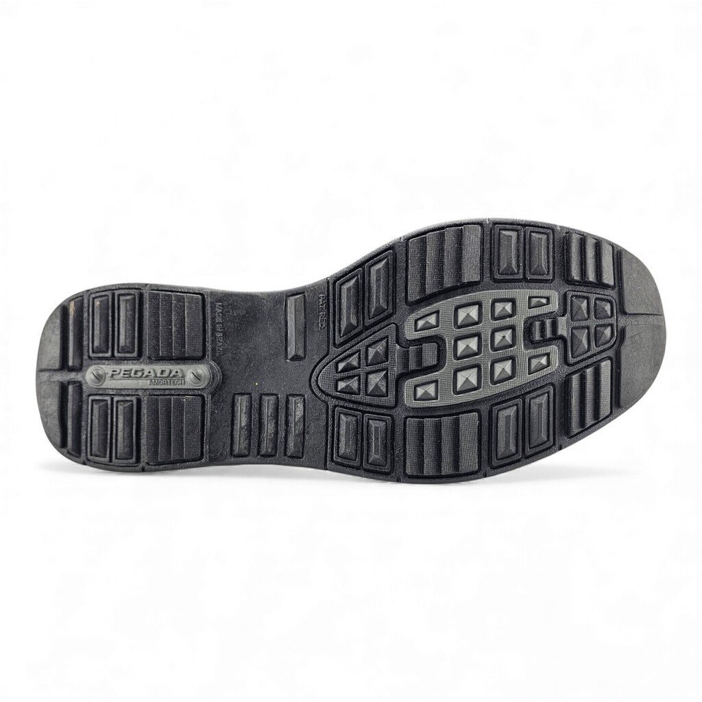 Sapatênis Masculino Pegada Amortech Couro Preto - 114859 Preto 7