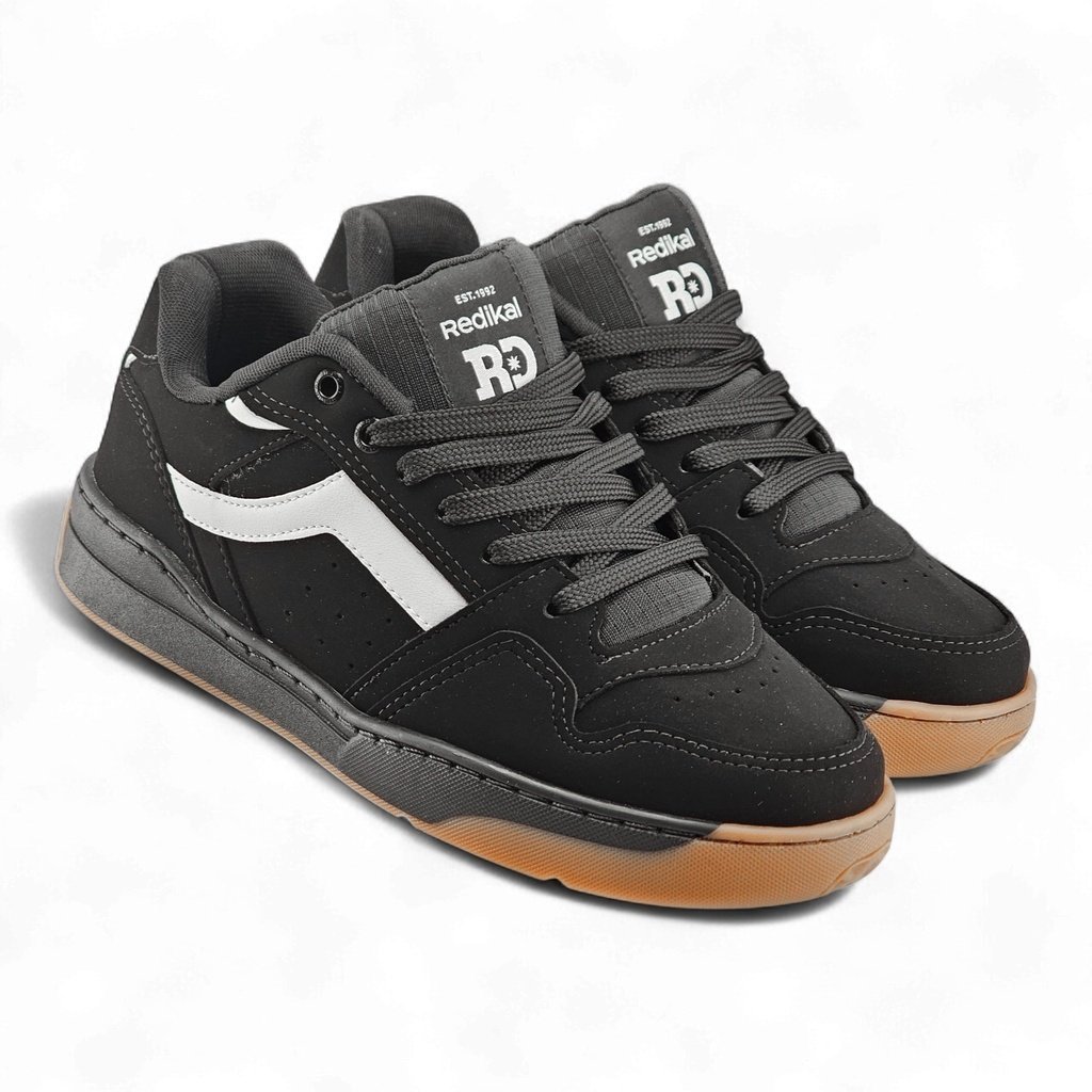 Tênis Redikal Skate Street Urbano Estilo e Conforto Unissex - RKT570 Preto 3