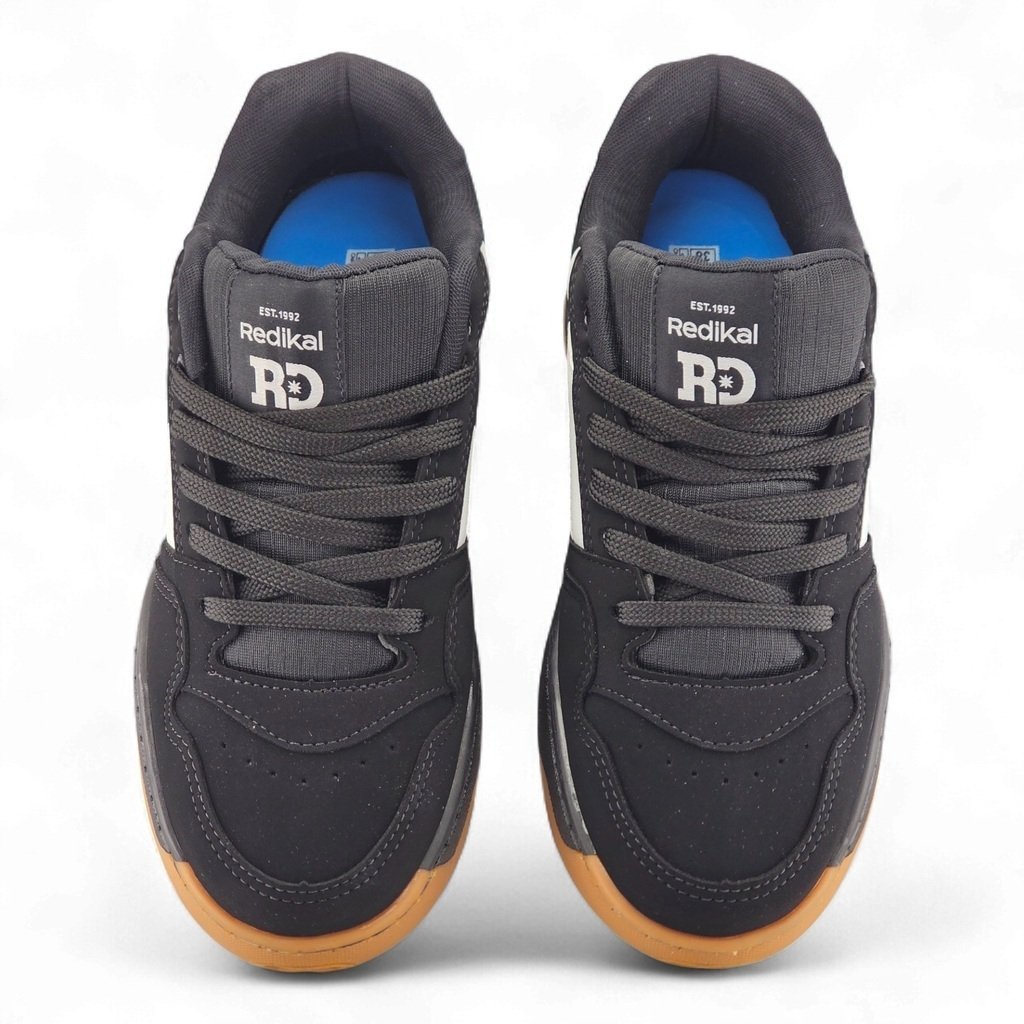 Tênis Redikal Skate Street Urbano Estilo e Conforto Unissex - RKT570 Preto 4