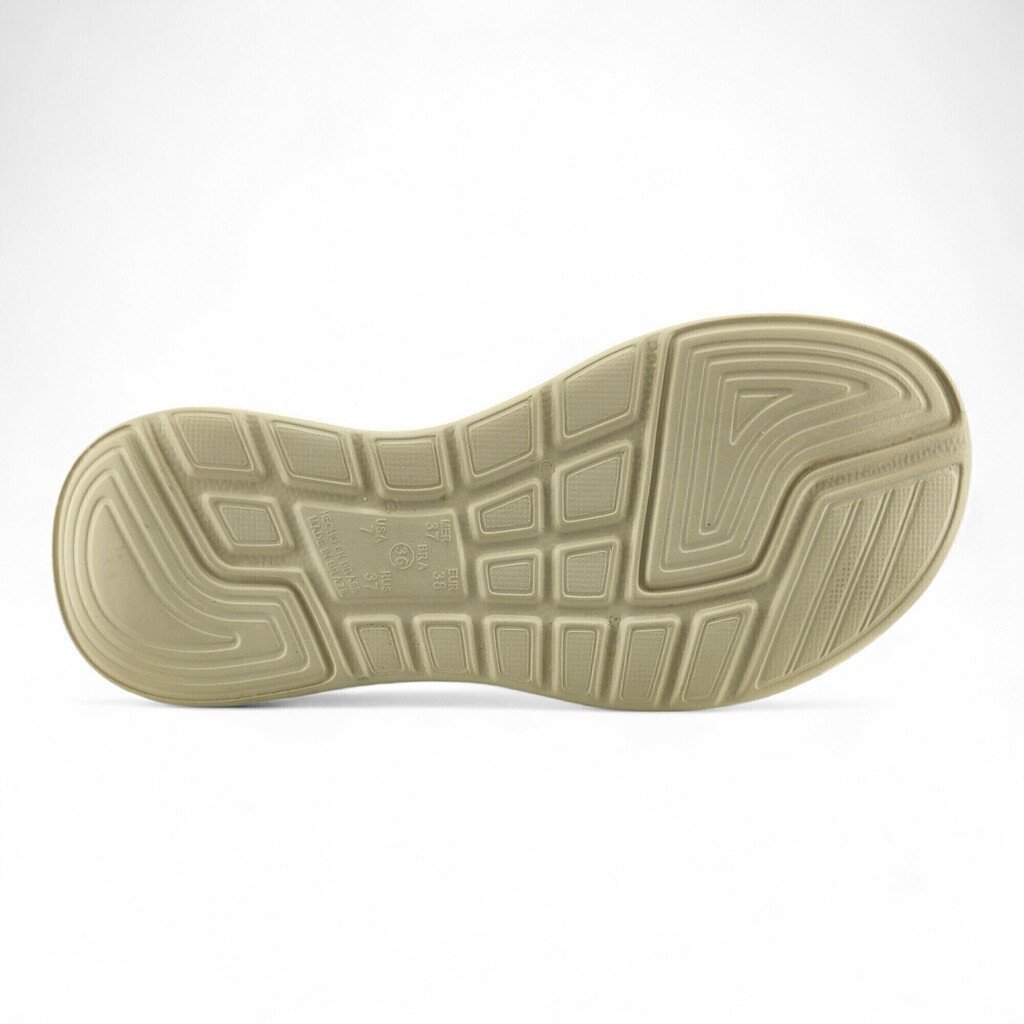 Sandália Feminina Comfortflex Papete Tira Ajustável Detalhe Metálico Dourado - 2547403 Off White 7
