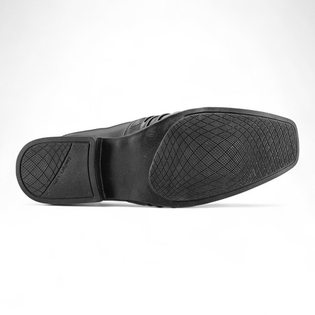 Sapato Masculino Bertelli Social Bico Quadrado Preto - -70019 Preto 5
