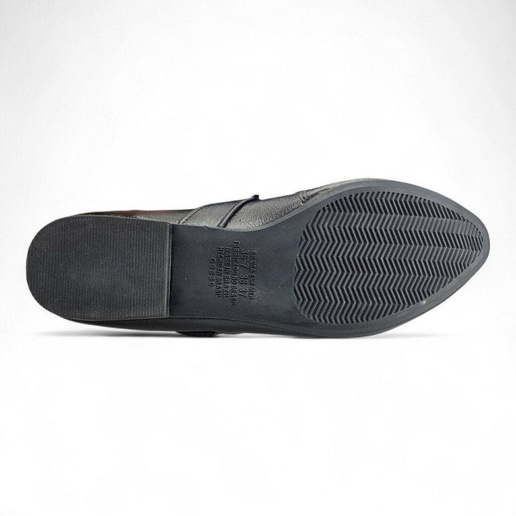 Sapato Feminino Dakota Boneca Detalhe Bolas Metal Tira - D0601 Preto 4