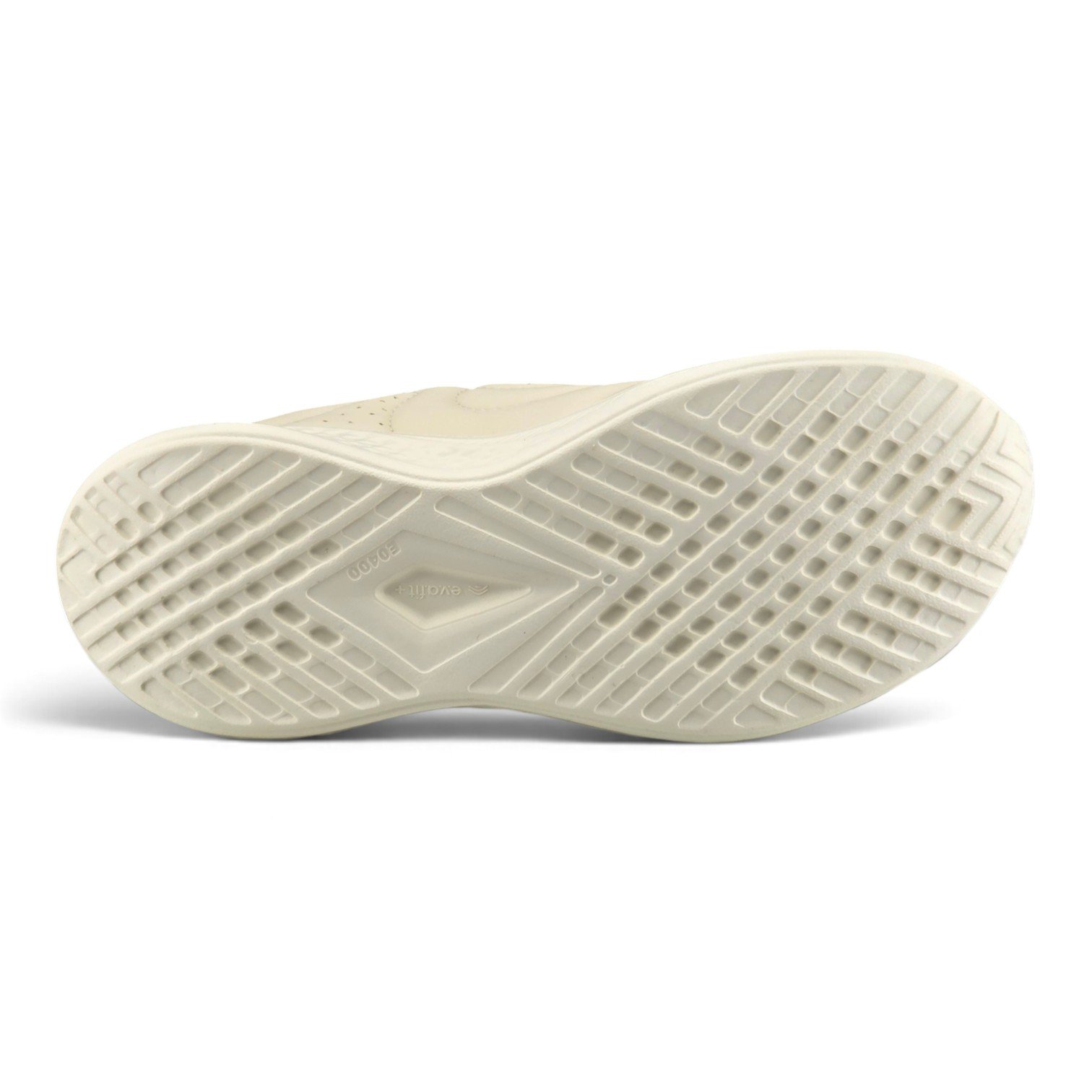 Tenis Feminino Kolosh  Solado EVAFit Cabedal Costuras Matelassê  Cadarço Elástico Calce Fácil - e0405 Bege 6