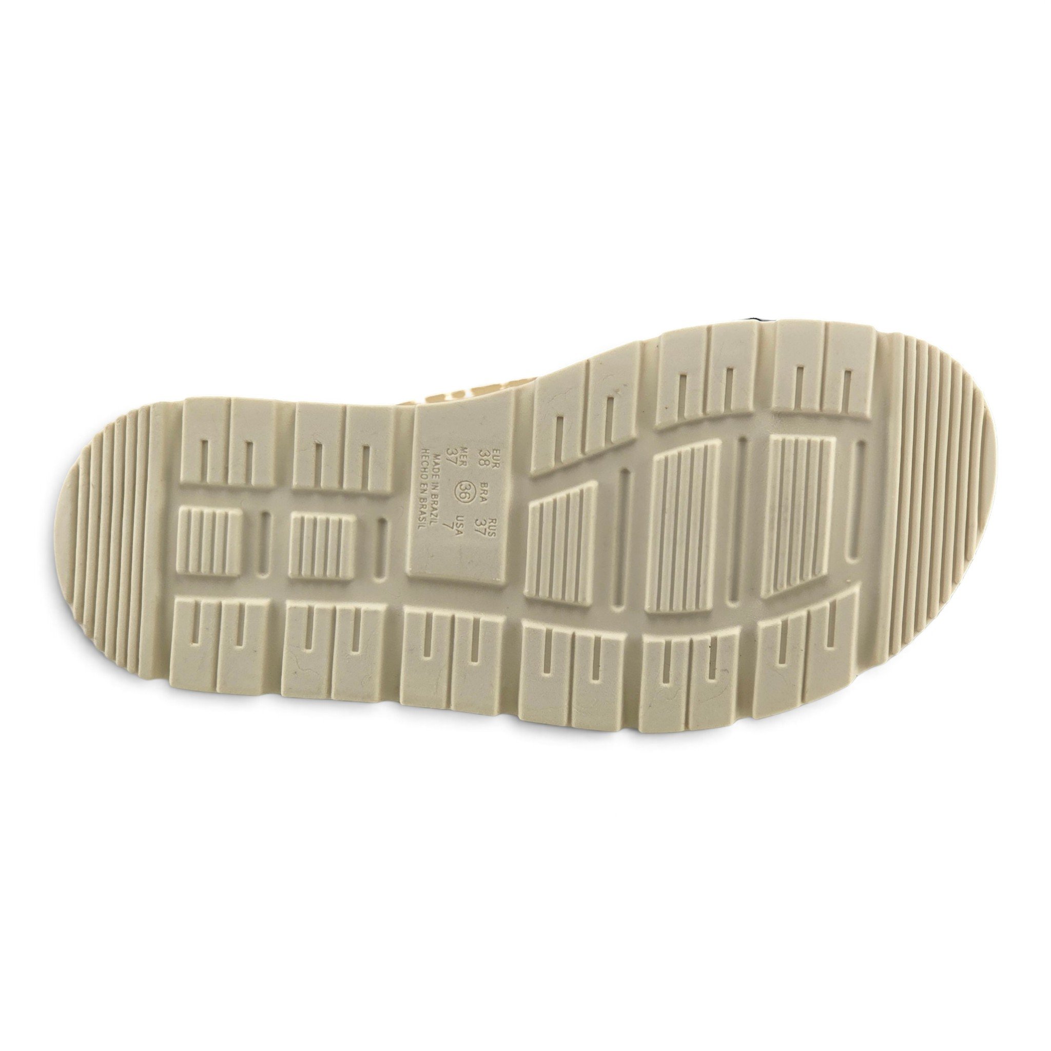Tamanco Comfortflex Birk Slide Faixa Dupla Fivela Metal cor Marfim - 2446402 Branco 6
