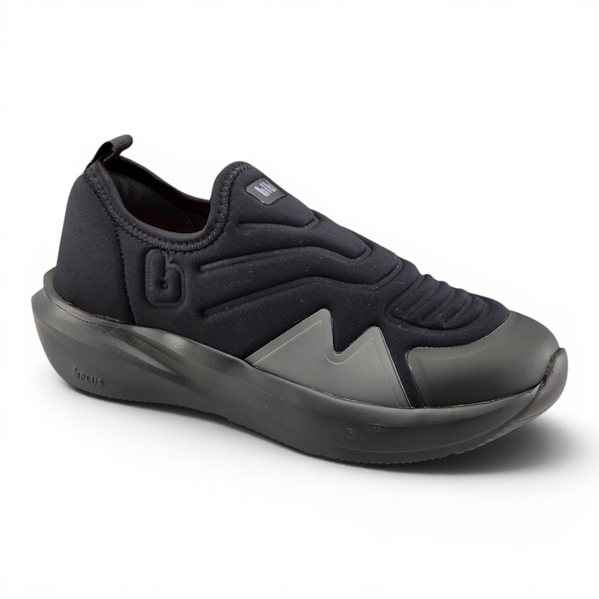 Tênis Bibi 1294031 slip metalasse volt-16 pto/grafite Preto 5