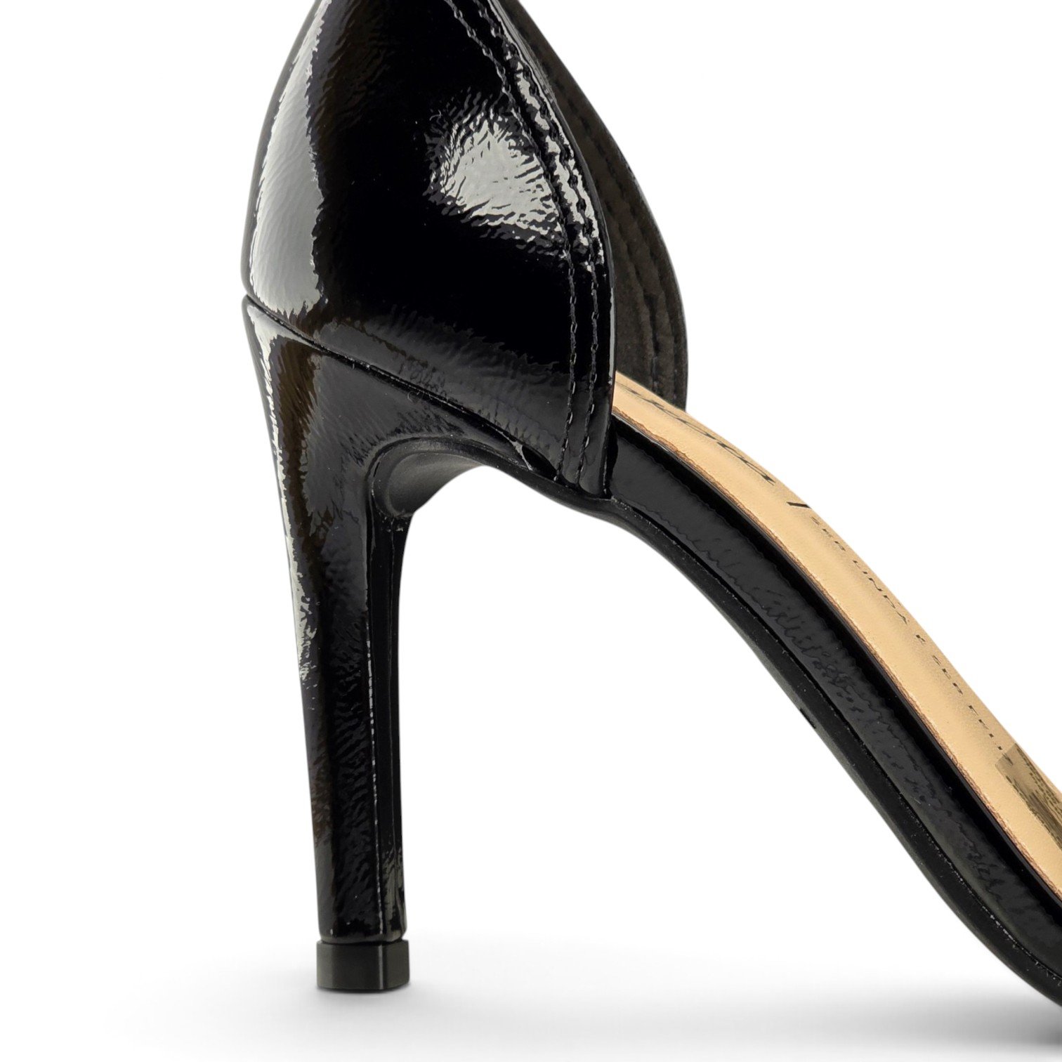 Sandália Feminina Dakota Verniz Salto Alto Fino 9 cm Fechamento Por Fivela No Tornozelo - y8452 Preto 5
